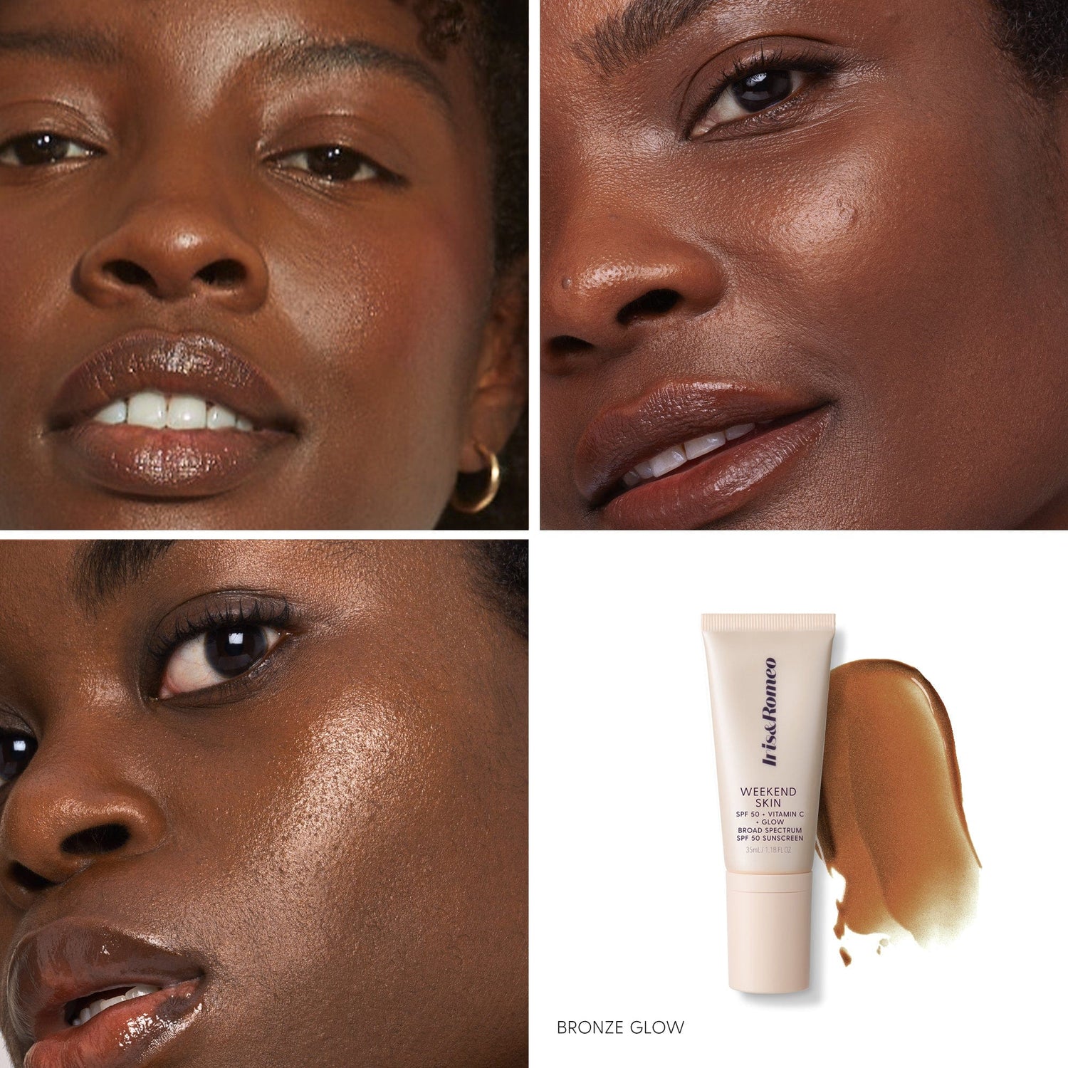 Weekend Skin SPF50 Tinted Sunscreen with Vitamin C | Iris&Romeo