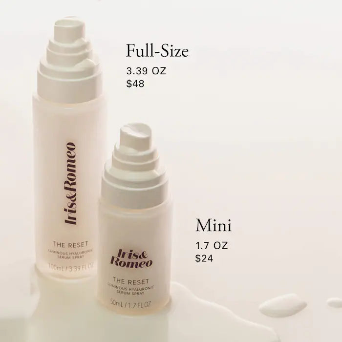 The Reset | Luminous Hyaluronic Serum Spray – Iris&Romeo